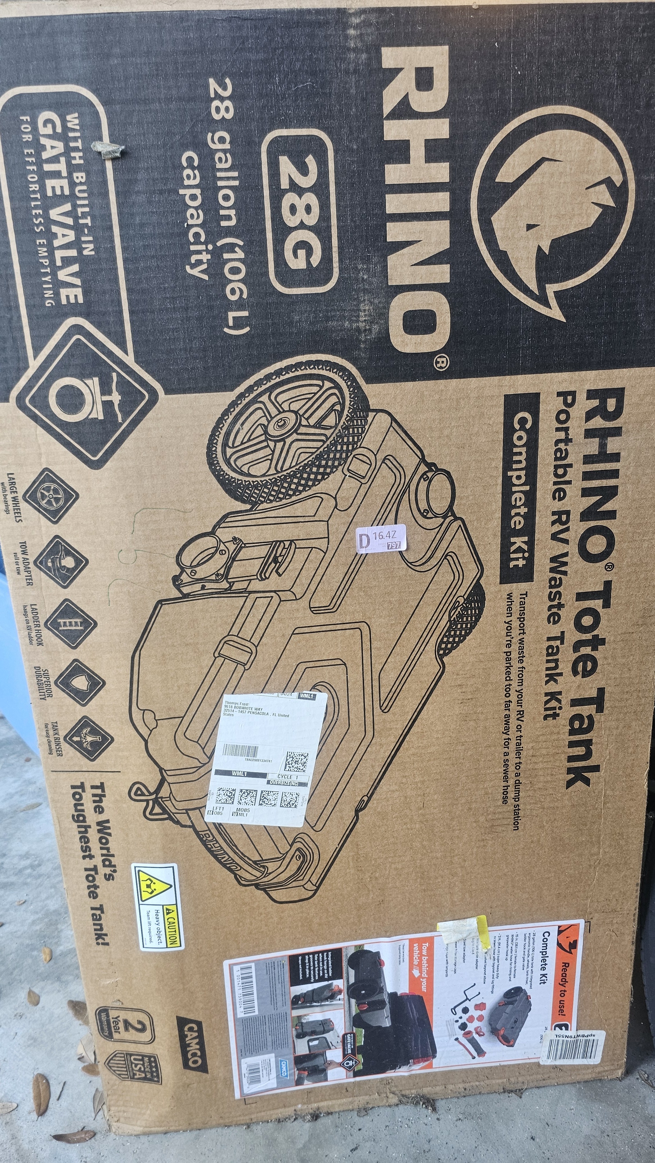RHINO - Tote Tank